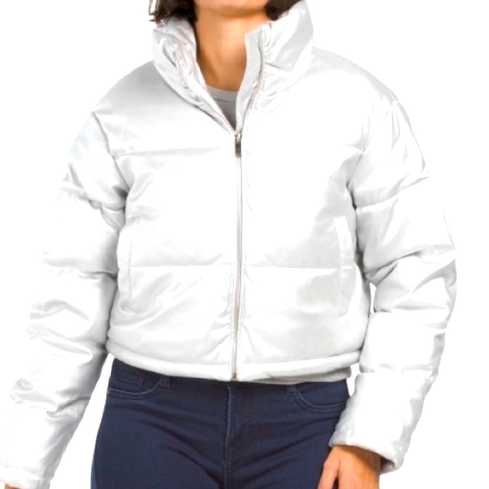 NWT 7 FOR ALL MANKIND CROPPED PUFFER JACKET!